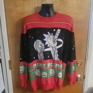 Rick & Morty Merry Rickmas Ugly Xmas Christmas Sweater 2XL